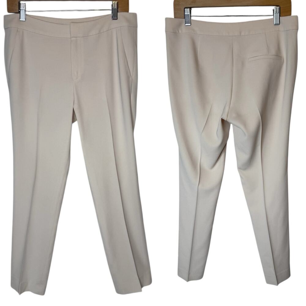 Strenesse Tapered Straight Ankle‎ Pants Light Beige Khaki, size US 6